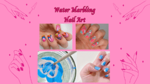 Water Marbling Nail Art